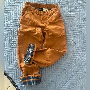 Boy’s size 14 • cotton flannel lined • heavy duty CARHARTT pants • barely worn •